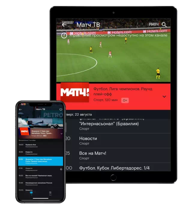 Мобильное ТВ Ростелеком